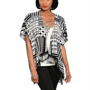 Beautiful Black & White Lace Fringe